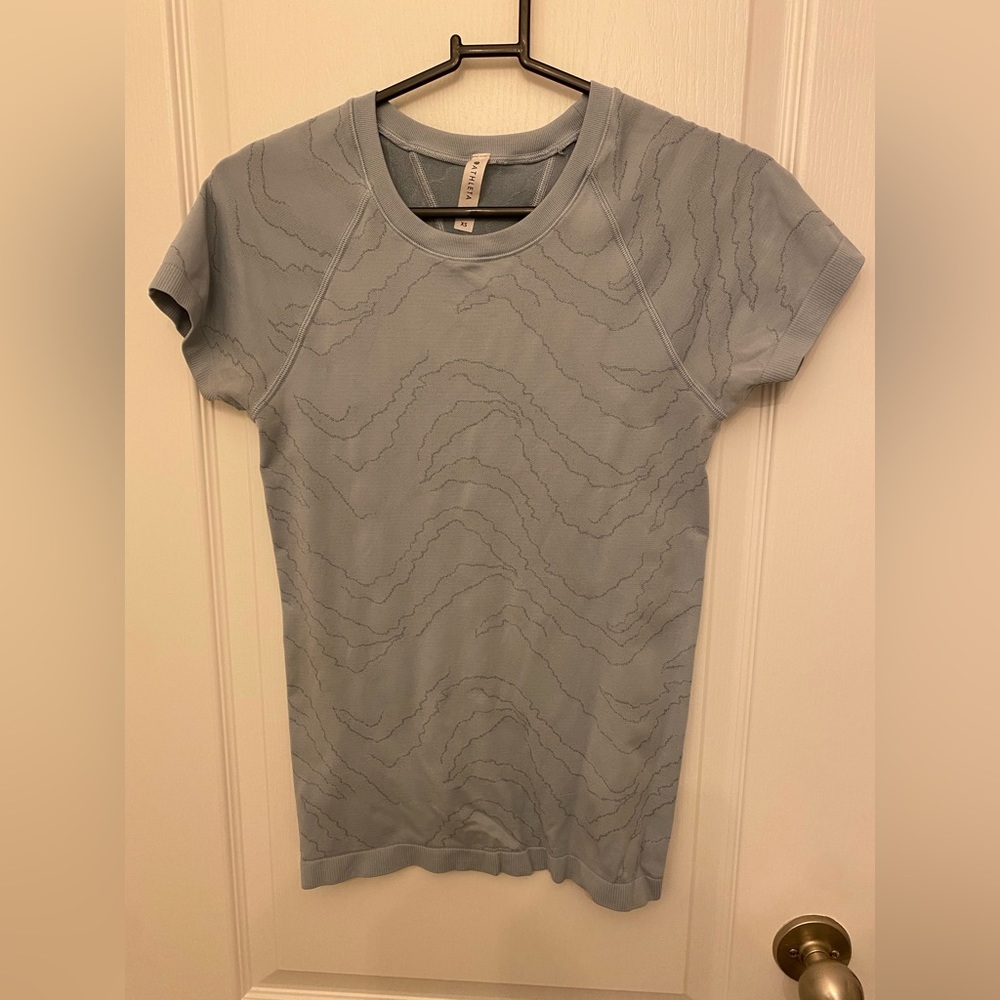 Athleta Blue Camo Shirt